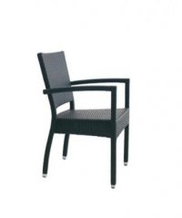 SCAUN DE TERASA SICILIA ARM BLACK - SCAUN DE TERASA SICILIA ARM BLACK